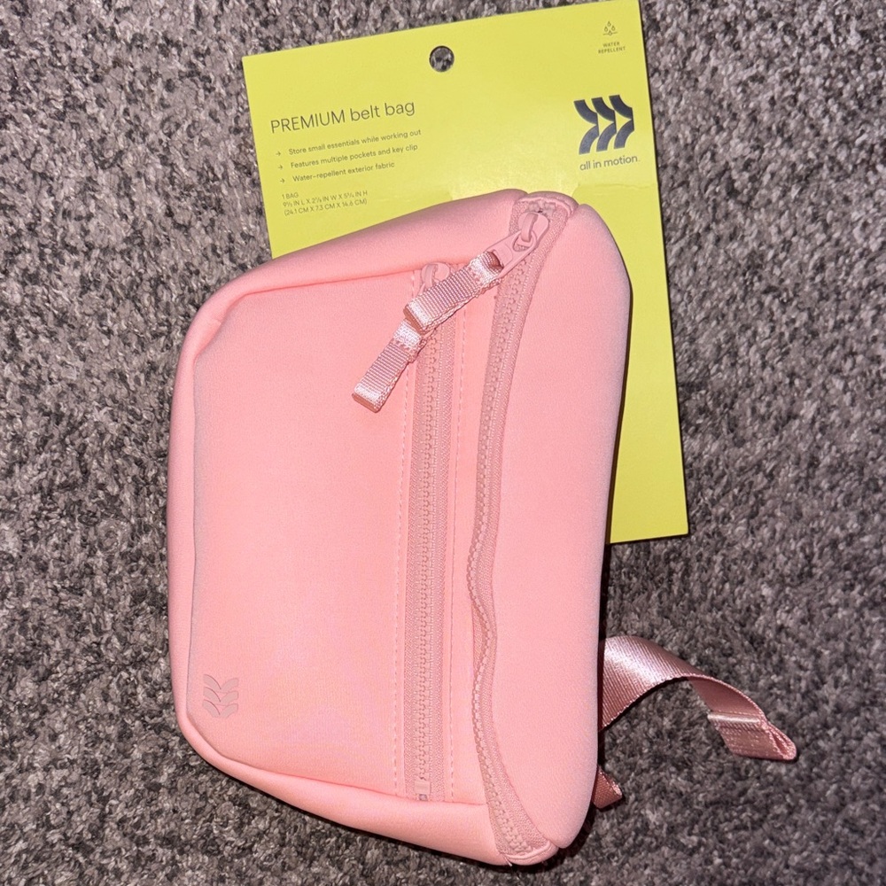 All in Motion Light Pink Premium Belt Bag